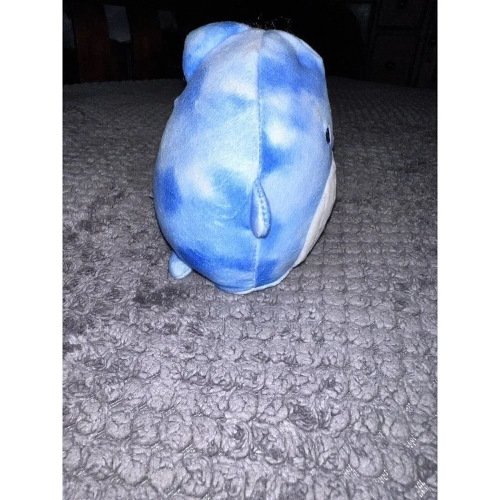 Squishmallow 5” SAMIR Blue Tie Dye Whale Plush Toy Doll Stuffed Animal